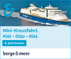 Berge&Meer Mini-Kreuzfahrt von Kiel über Oslo