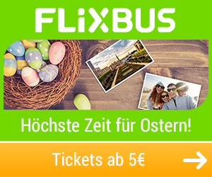 Flixbus Tickets ab 5,- Urlaub buchen