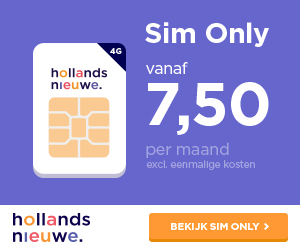 Hollandsnieuwe Sim Only vanaf € 7,50