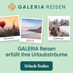 Galeria-Reisen Gutschein, Galeria aktion, galeria Rabatt, galeria cashback