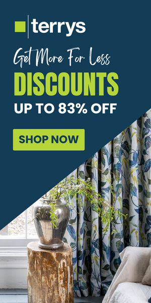 Terry&#8217;s Fabrics  &#8211;  Get More For Less Ad  &#8211;  300&#215;600, MySmallSpace UK