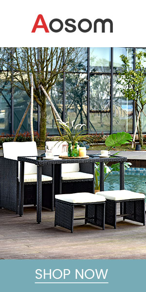 Aosom UK	Outdoor&#038;Garden Furniture 300&#215;600, MySmallSpace UK