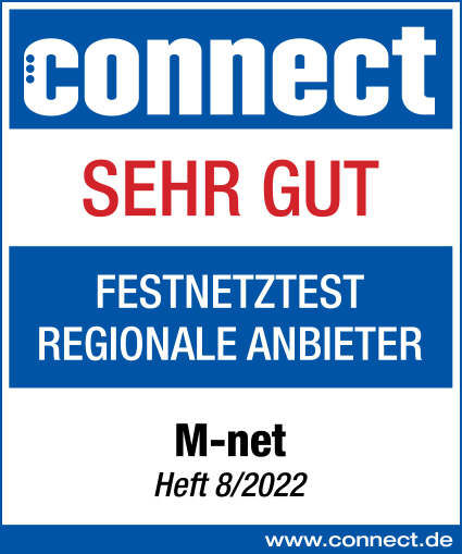 connect Siegel Sehr gut - Festnetztest Regionale Anbieter