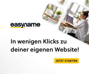 easyname - mit wenigen Klicks zu deiner eigenen Website!