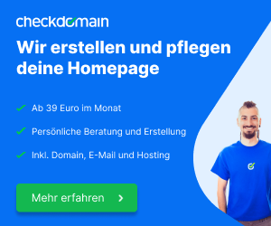 checkdomain - wer erstellen und pflegen deine Homepage