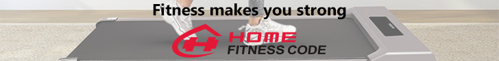 Home Fitness Code  &#8211;  Space Saving Motorised Treadmill Walking Machine  &#8211;  728&#215;90, MySmallSpace UK