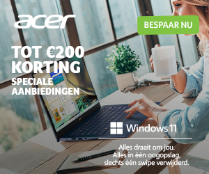 Acer speciale aanbiedingen tot € 200,- korting