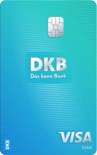 DKB Visa Debitkarte im Hochformat