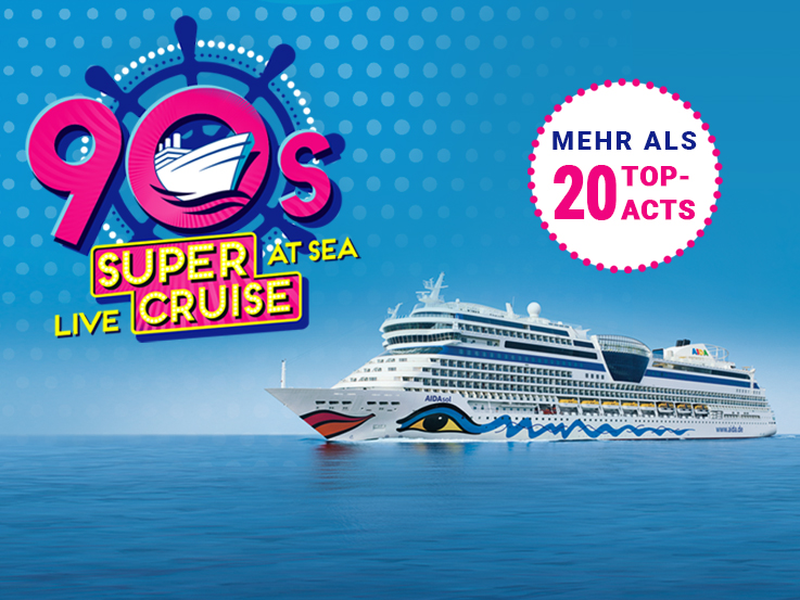 e-hoi: 90s Super Cruise mit Musik & Künstlern aus den 90ern