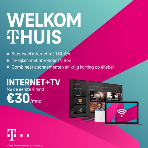 Beter gezagvoerder groentje T-Mobile Thuis Internet vergelijken | Glasvezel-vergelijken.nl -  Glasvezel-Vergelijken.nl