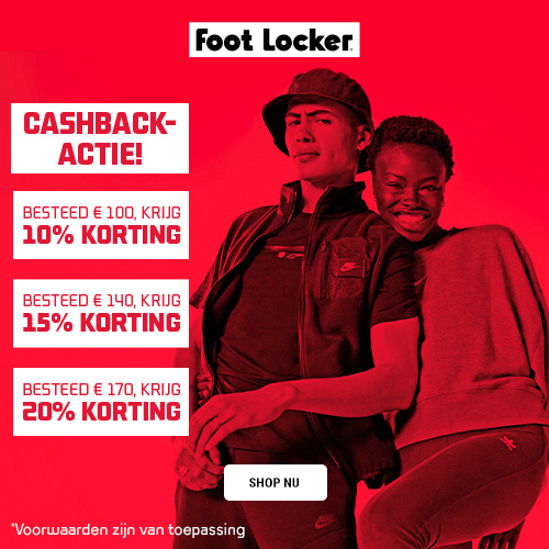 Cashback-actie! Foot Locker