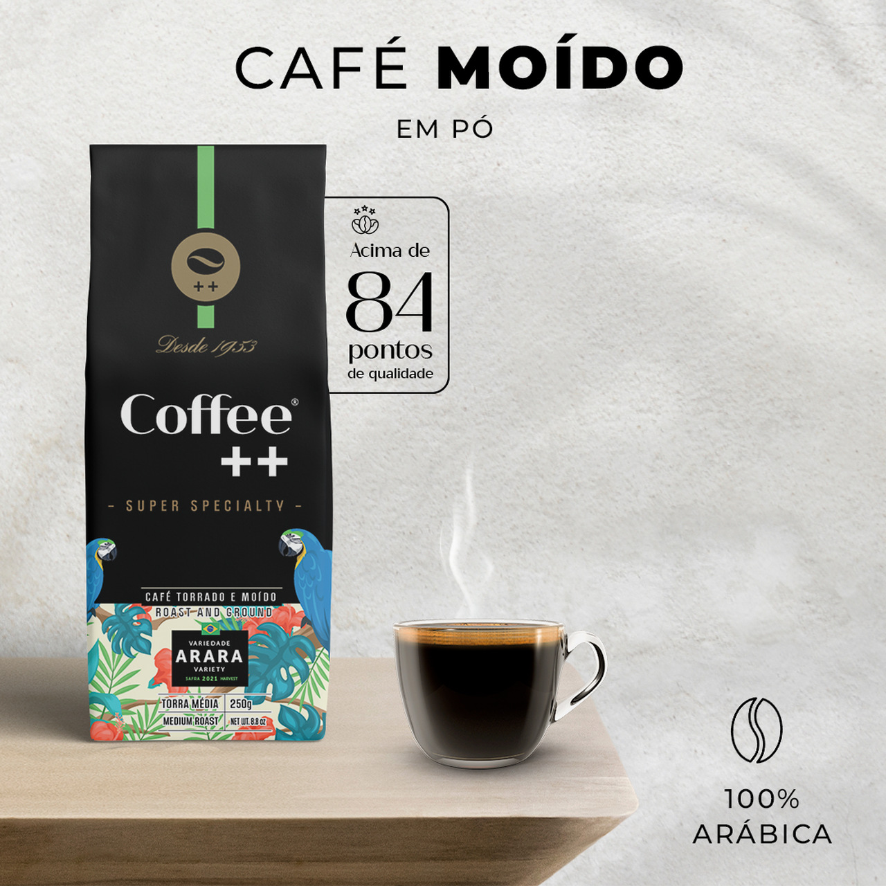 Coffee Mais BR - Café Moído Em Pó Natal - Cafeteira - 74