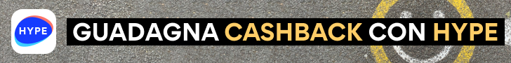 Partecipa ai cashback con Hype