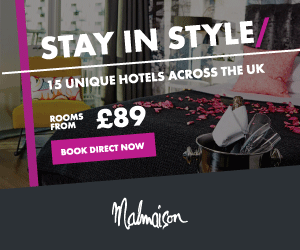 Visit Malmaison and book your unique stay in the UK for less