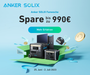 Anker Solix Banner – Spare bis zu 990 €