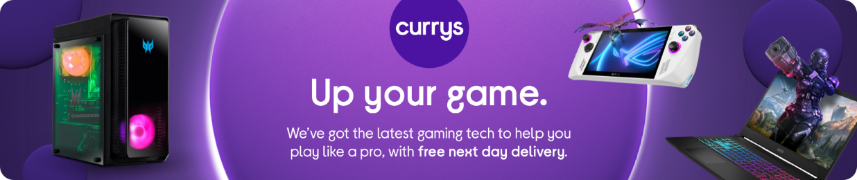 We’ve got the latest gaming tech to help you play like a pro, with free next day delivery