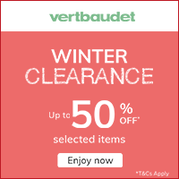 £10 off of orders of £60 or more using code “TREAT10” at Vertbaudet