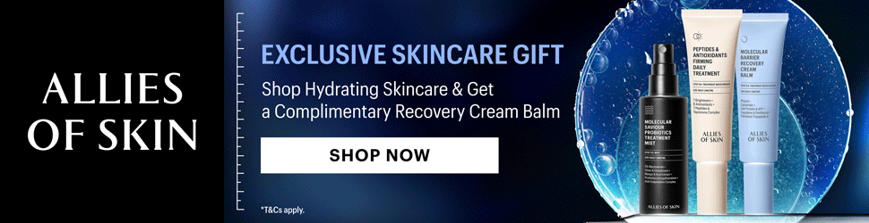Allies of Skin AD Banner Get complimentary gift with purchase