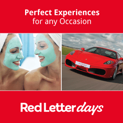 Red Letter Day image with affiliate link to their website