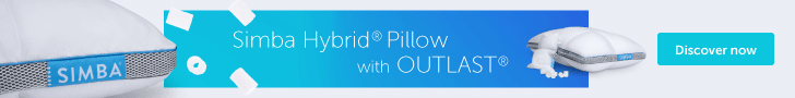 Simba Hybrid Pillow 728 x 90, MySmallSpace UK