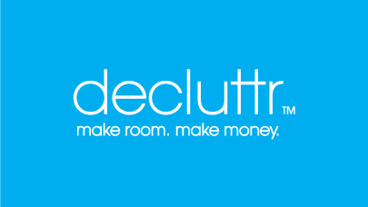 Logo of website Decluttr